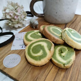 抹茶のうずまきクッキー