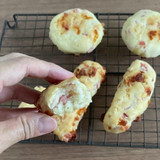 発酵なしで作る米粉パン～ベーコンチーズ～