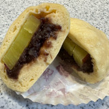 米粉100%で作る、お芋と餡子の蒸しパン