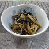 きのこの海苔和え～照り焼き液の応用～