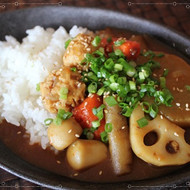 とり団子と根菜の和なカレー