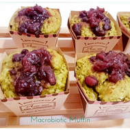 サクサク中ふわ☆お抹茶小豆のマクロビマフィン