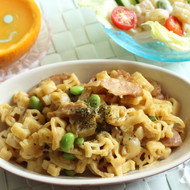 カレークリームパスタ