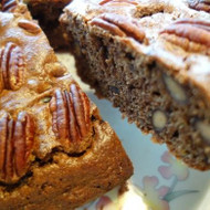 アンチエイジングに　黒豆のココアケーキ