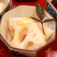 おせち薬膳　柚子れんこん　消化促進に