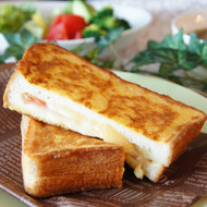 フライパンひとつ❗️とろけるハムチーズサンド