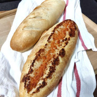 フランスパン＆明太フランスパン