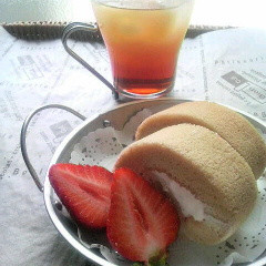 紅茶のロールケーキ＆セパレートティー