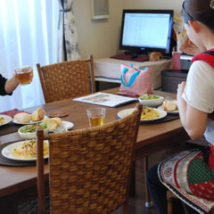 体験会でも写真撮影中。
