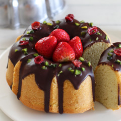 ピスタチオのリースケーキ