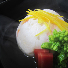 「茶懐石」講座・煮物椀・蟹真薯