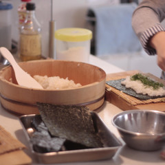 お寿司を巻こう　節分のレッスン