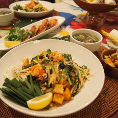 夏はアジアン料理レッスン。