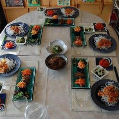 作ったものはみんなでお喋りしながら試食します