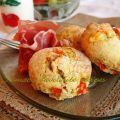 ハーブとトマトのチーズスコーン。珍しい英国の味。
