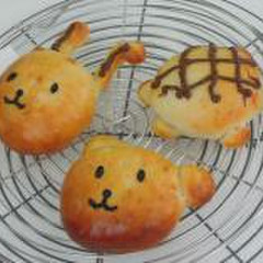 動物パン、みんな上手に作ってくれました♪