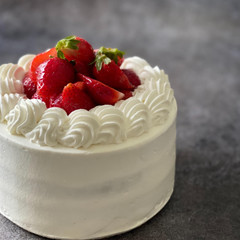 ショートケーキレッスン　いちごの季節にまたやります