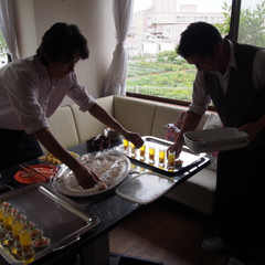 出張料理♪
ケータリングです(^-^)