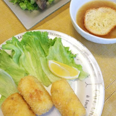 「カニクリームコロッケ」美味しく早くできました（＾＾）