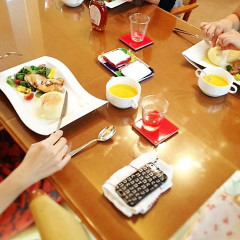 講師お手製ランチ♡レシピも公開♪おしゃべりに花が咲きます♡