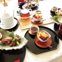 ランチ＆レッスン｜ステーキの焼き方や浅漬け・フルーツあんみつ