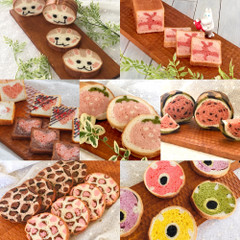 断面が楽しいデコ食パン。

