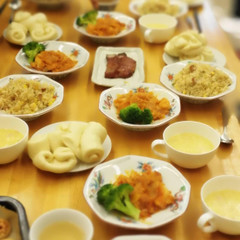 中華料理教室。エビチリ好評でした！