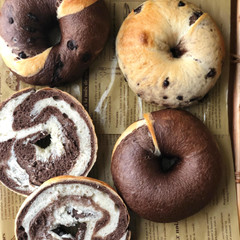 酒種チョコマーブルベーグル🥯