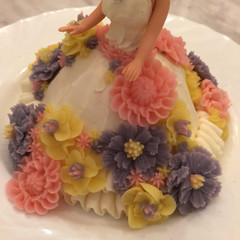 餡フラワードールケーキ🎂
