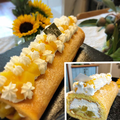 季節のロールケーキ