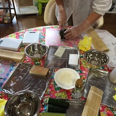 材料や道具はこちらで用意しております。