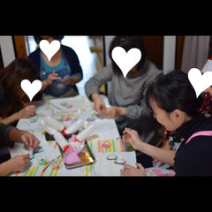 クリスマスイベント親子カフェにて
