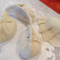 薬膳&手相講座より
みんなで皮から手作り