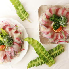 お魚料理は　楽しい盛り付けのコツ満載