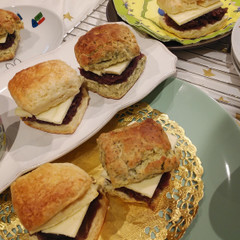 あんバタースコーン(蓬)レシピをインスタにアップしております