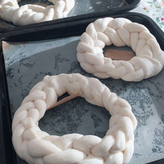綺麗な編み込みです。