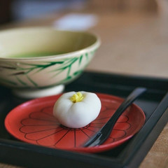 お抹茶と上生菓子