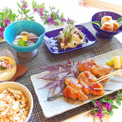居酒屋料理レッスン【鶏のくわ焼き、鯵の黄身酢がけ】全6品