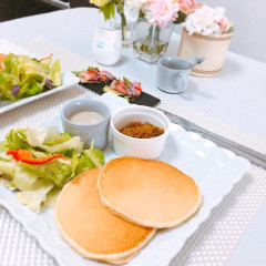 米粉パンケーキランチ