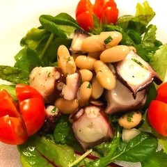 タコと豆のインサラータ