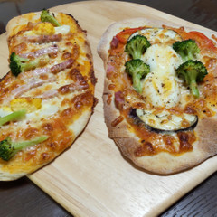 夏休み親子deピザ作りワークショップ　焼き上がり