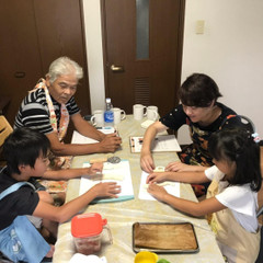 こどもたちと一緒にパン作り