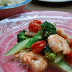海老の温野菜サラダ