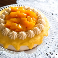 ドロップマンゴーレモンRawケーキ💕