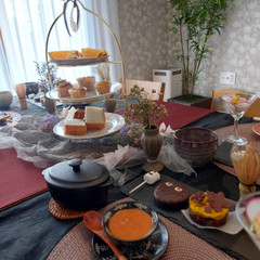 からだを潤す食事
ハロウィンミニアフタヌーンティー🎃