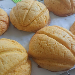 かぼちゃメロンパン