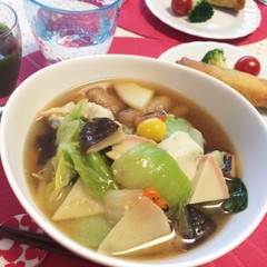 Vege五目中華麺を作りました♫