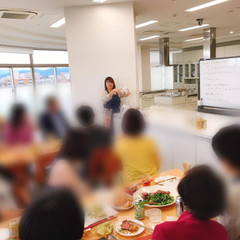 交流会デザートのデモ