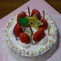 親子でクリスマスケーキ作り！