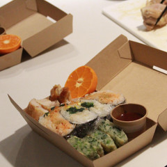 あいにくの天気でしたが、お弁当は完成！